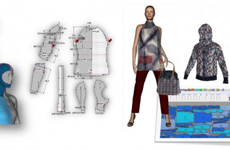 Computer 2D/3D clothing design and construction methods