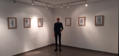 Izložba Gabrijela Krušelja „Ljudsko tijelo kao likovni motiv inspiriran futurizmom i djelom H.R. Gigera“ u Galeriji TTF-a