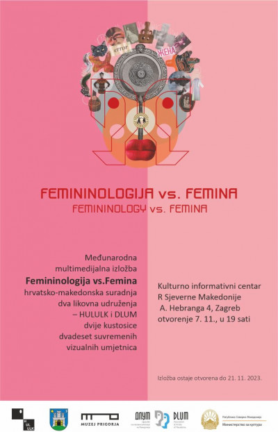 Prof. art. Paulina Jazvić i doc. dr. art. Ivana Bakal na multimedijalnoj izložbi „Femininologija vs. Femina 2023.“