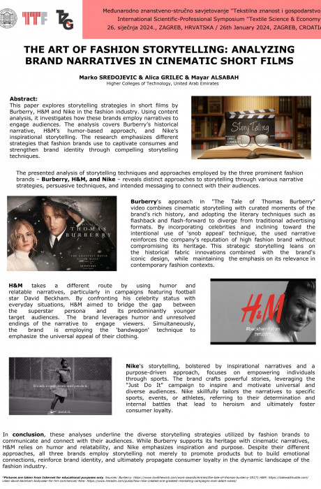 Sredojevic_Grilec_Alsabah_THE ART OF FASHION STORYTELLING ANALYZING BRAND NARRATIVES IN CINEMATIC SHORT FILMS_TZG2024_poster_page-0001