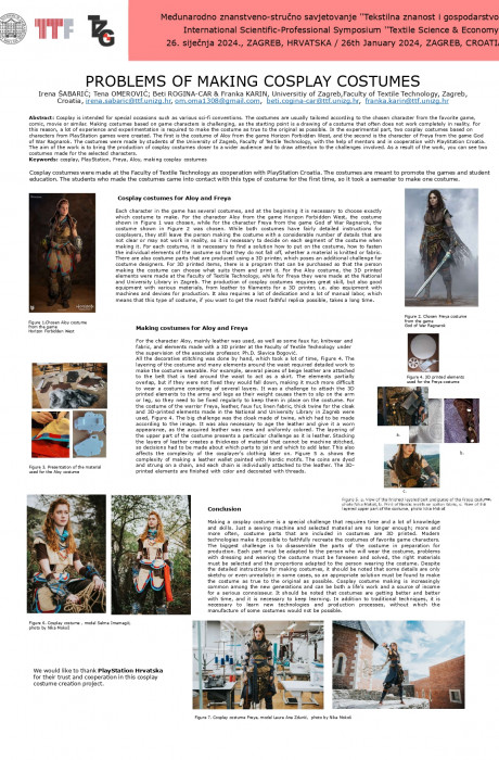Sabaric_Omerovic_Rogina-Car_Karin_PROBLEMS OF MAKING COSPLAY COSTUMES_TZG2024_poster_page-0001