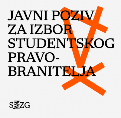 Javni poziv za podnošenje kandidatura za izbor Studentskog pravobranitelja Sveučilišta u Zagrebu