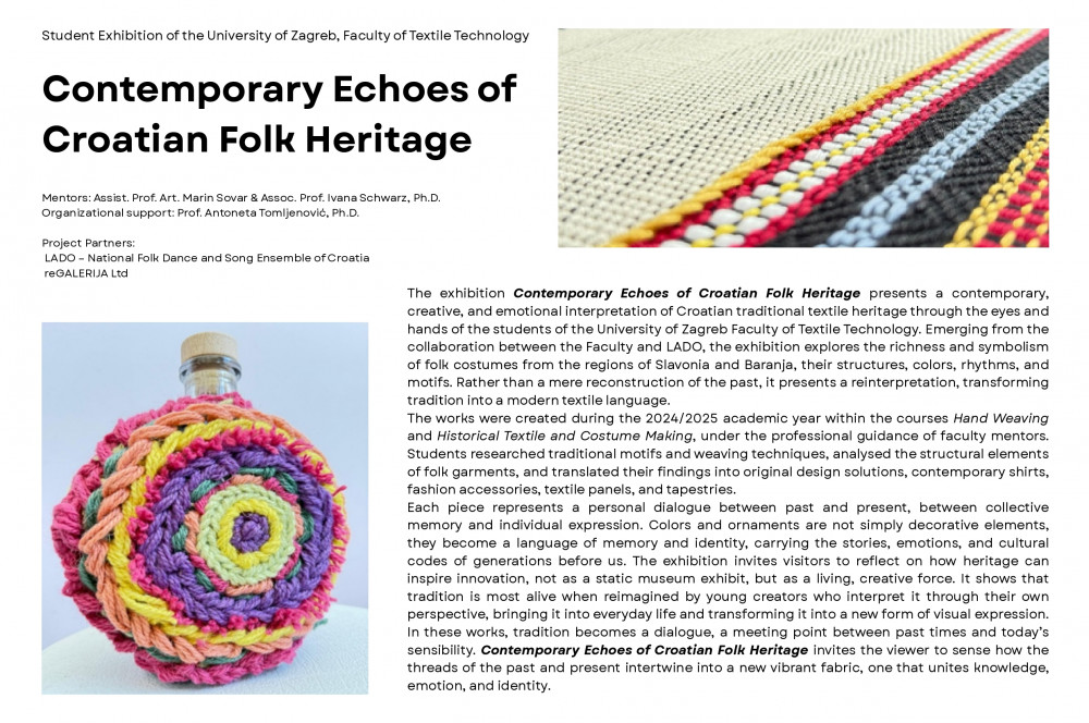 Otvorenje izložbe studenata TTF-a na CEEPUS Winter School Design Week 2025