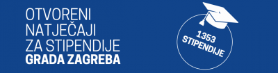 Natječaji za dodjelu Stipendije Grada Zagreba studentima ostalih godina studija za akademsku godinu 2025./2026.