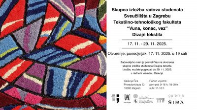 Poziv na otvorenje skupne izložbe radova studenata TTF-a 