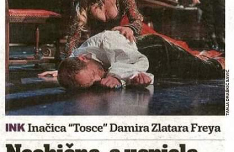 Praizvedba drame Tosca 1
